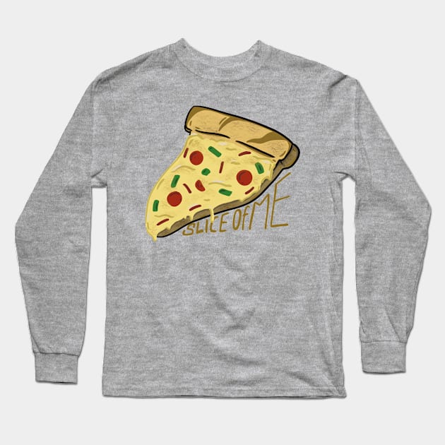 Slice of pizza Long Sleeve T-Shirt by RiyanRizqi